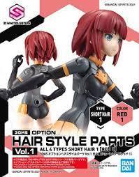 30MS OPTION HAIR STYLE PARTS Vol.1 (4 types) - Trinity Hobby