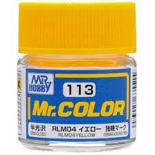 Mr Hobby: Mr. Color 113 - RLM04 Yellow (Semi-Gloss/Aircraft) - Trinity Hobby