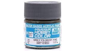 AQUEOUS HOBBY COLOR - H317 Gray FS36231 [US navy aircraft standard color] - Trinity Hobby