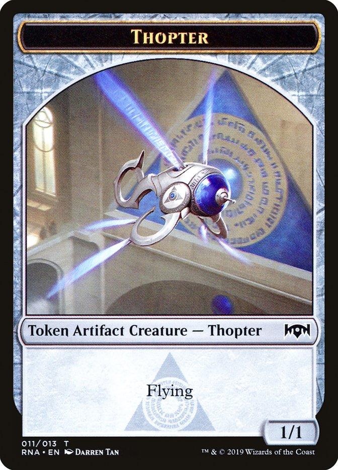 Bird // Thopter Double-Sided Token [Ravnica Allegiance Guild Kit Tokens] - Trinity Hobby