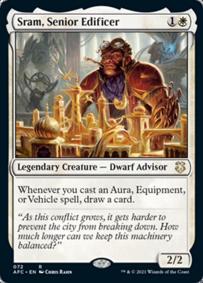 Sram, Senior Edificer [Dungeons & Dragons: Adventures in the Forgotten Realms Commander] - Trinity Hobby