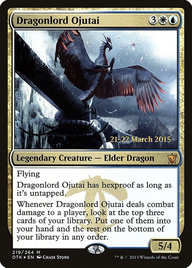 Dragonlord Ojutai [Dragons of Tarkir Prerelease Promos] - Trinity Hobby