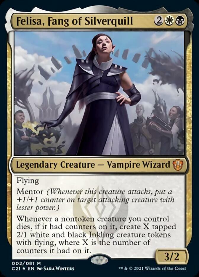 Felisa, Fang of Silverquill [Commander 2021] - Trinity Hobby