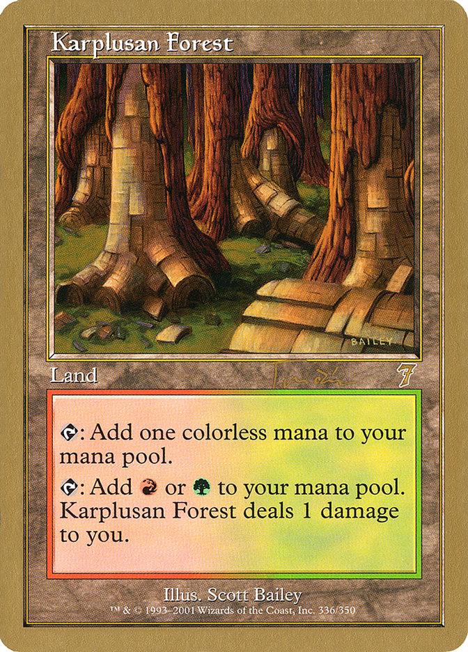 Karplusan Forest (Jan Tomcani) [World Championship Decks 2001] - Trinity Hobby