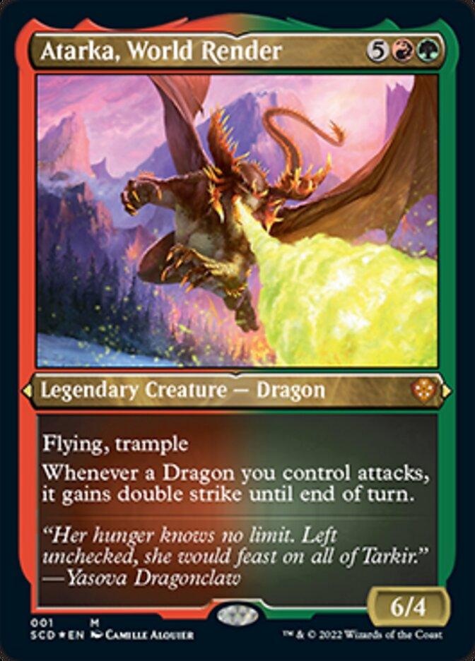Atarka, World Render (Foil Etched) [Starter Commander Decks] - Trinity Hobby