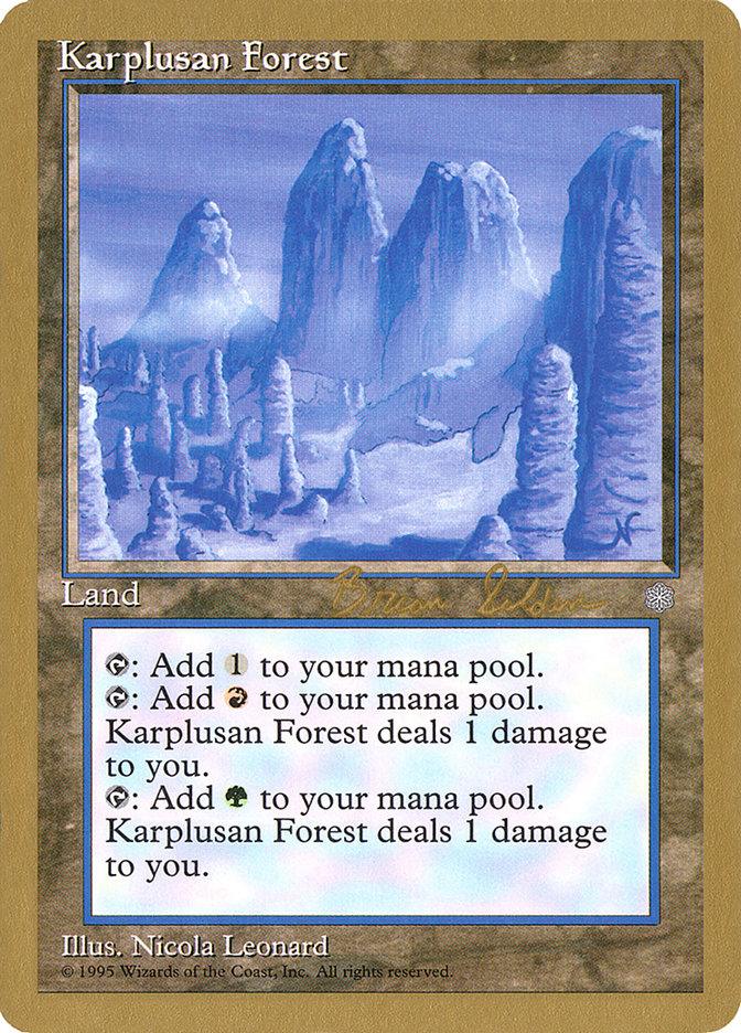 Karplusan Forest (Brian Selden) [World Championship Decks 1998] - Trinity Hobby