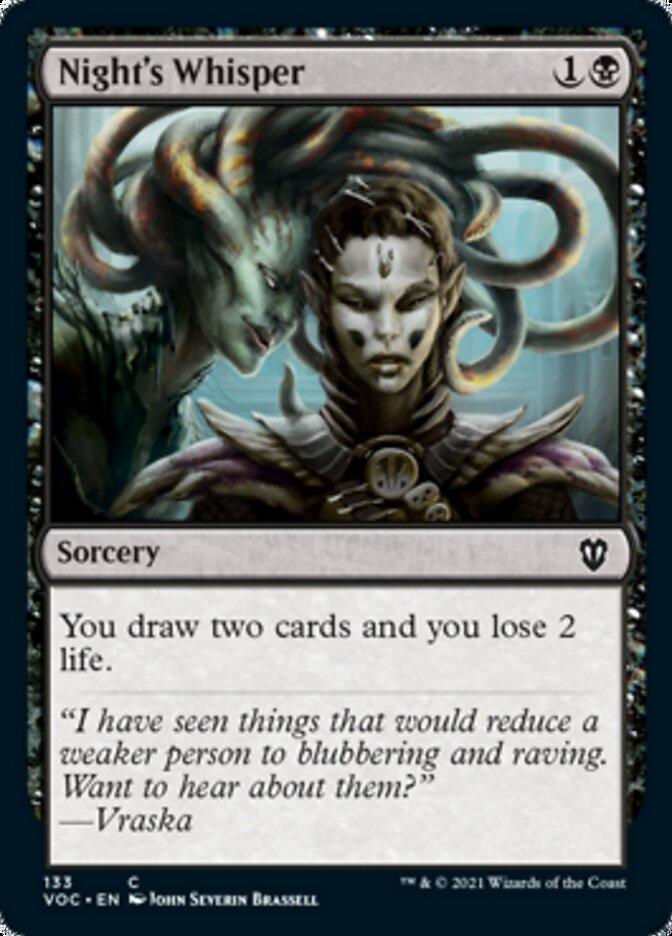 Night's Whisper [Innistrad: Crimson Vow Commander] - Trinity Hobby