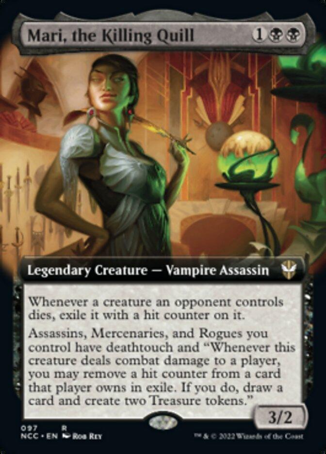 Mari, the Killing Quill (Extended Art) [Streets of New Capenna Commander] - Trinity Hobby