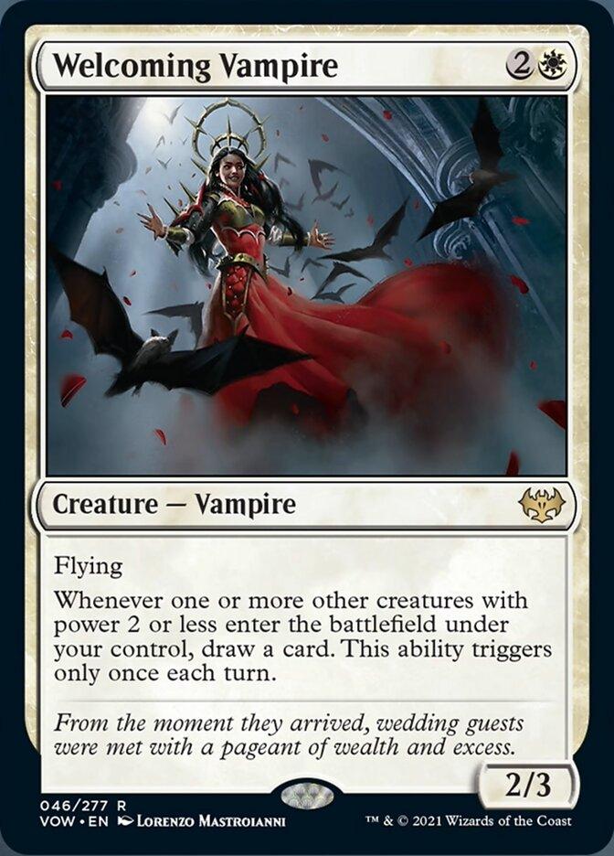 Welcoming Vampire [Innistrad: Crimson Vow] - Trinity Hobby