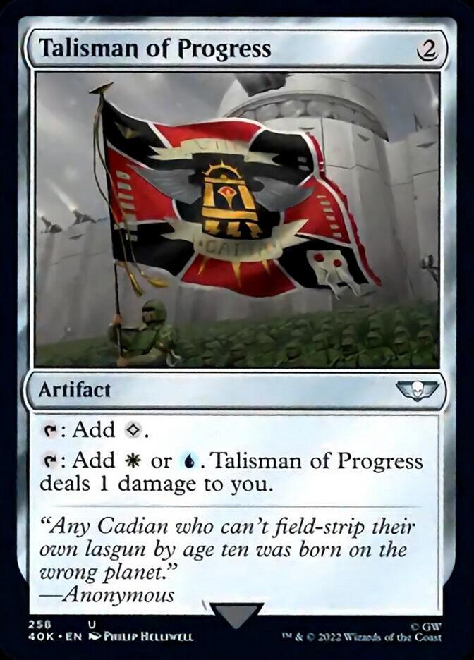 Talisman of Progress (Surge Foil) [Warhammer 40,000] - Trinity Hobby