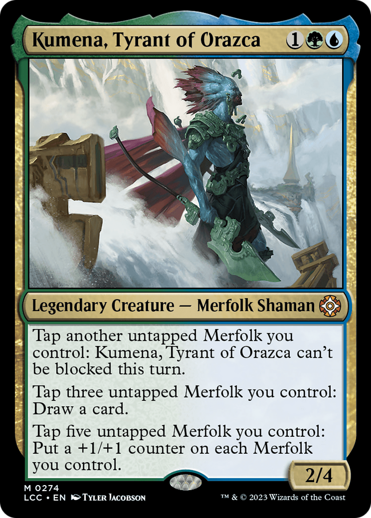 Kumena, Tyrant of Orazca [The Lost Caverns of Ixalan Commander] - Trinity Hobby
