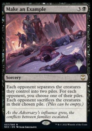 Make an Example (Promo Pack) [Streets of New Capenna Commander Promos] - Trinity Hobby