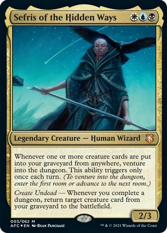 Sefris of the Hidden Ways (Display Commander) [Dungeons & Dragons: Adventures in the Forgotten Realms Commander] - Trinity Hobby