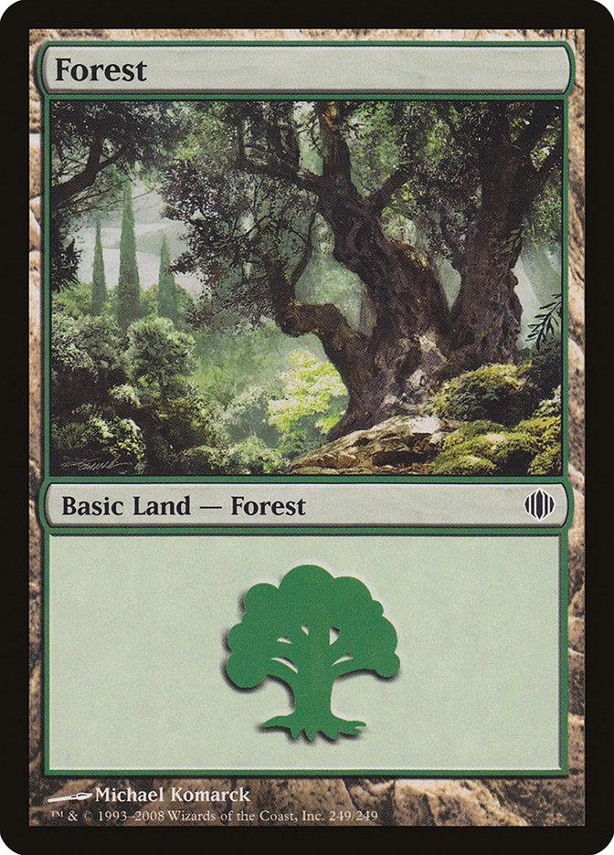 Forest (249) [Shards of Alara] - Trinity Hobby