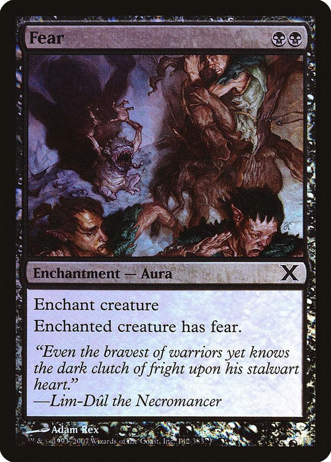 Fear (Premium Foil) [Tenth Edition] - Trinity Hobby