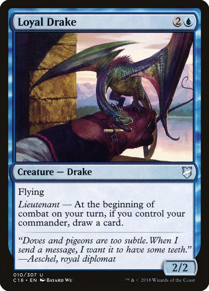 Loyal Drake [Commander 2018] - Trinity Hobby