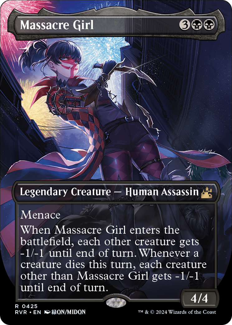 Massacre Girl (Anime Borderless) [Ravnica Remastered] - Trinity Hobby