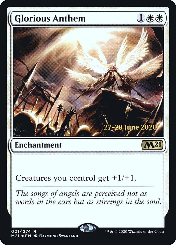 Glorious Anthem [Core Set 2021 Prerelease Promos] - Trinity Hobby