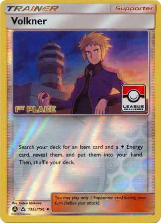 Volkner (135a/156) (League Challenge 1st Place) [Sun & Moon: Ultra Prism] - Trinity Hobby