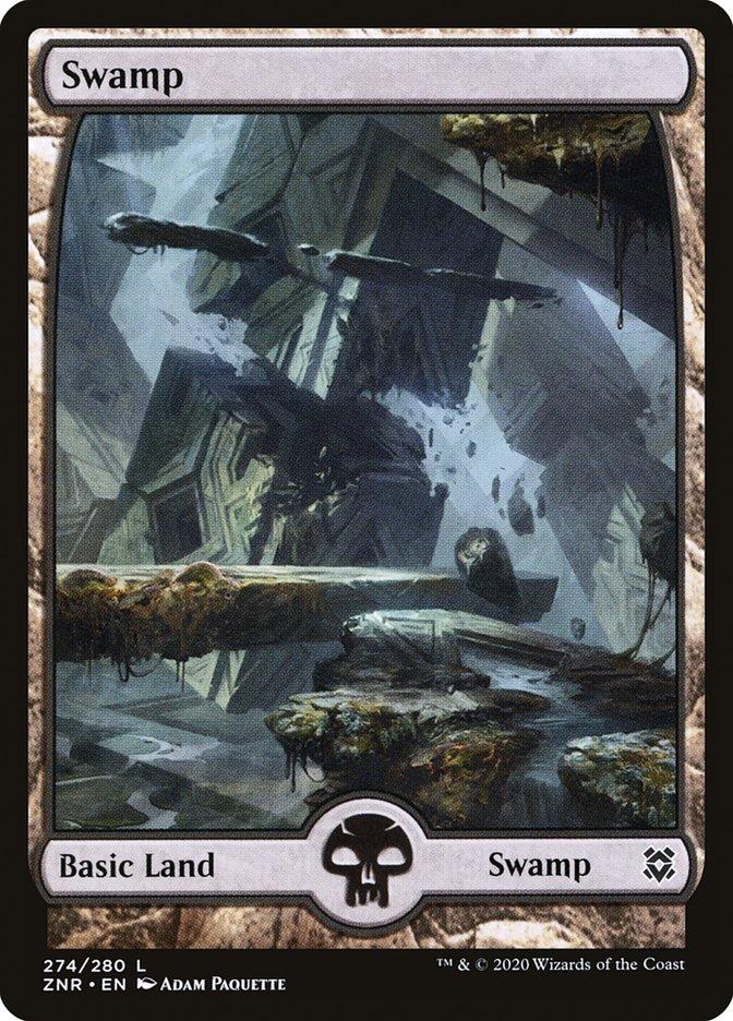 Swamp (274) [Zendikar Rising] - Trinity Hobby