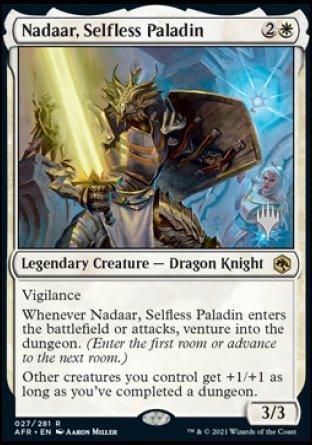 Nadaar, Selfless Paladin (Promo Pack) [Dungeons & Dragons: Adventures in the Forgotten Realms Promos] - Trinity Hobby