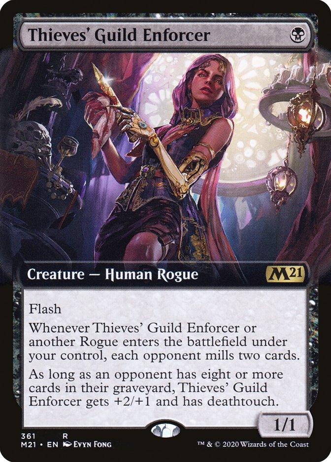 Thieves' Guild Enforcer (Extended Art) [Core Set 2021] - Trinity Hobby