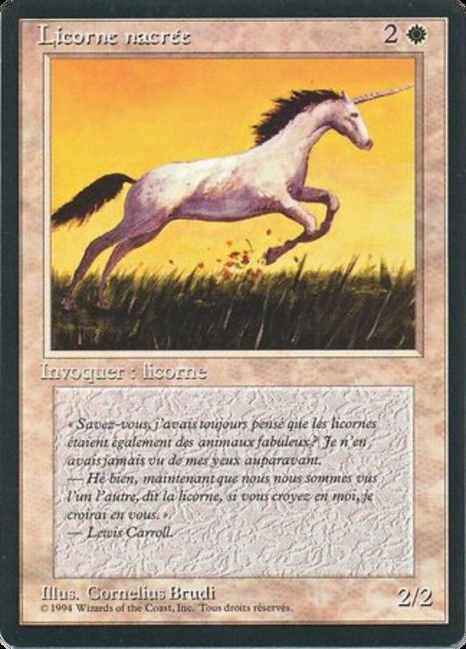 Pearled Unicorn [Foreign Black Border] - Trinity Hobby