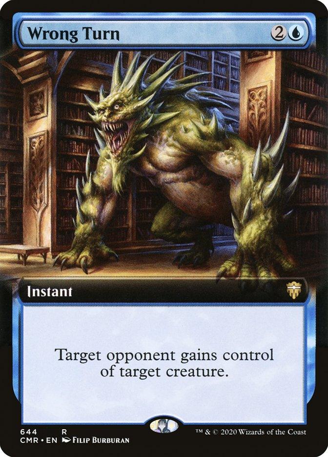 Wrong Turn (Extended Art) [Commander Legends] - Trinity Hobby