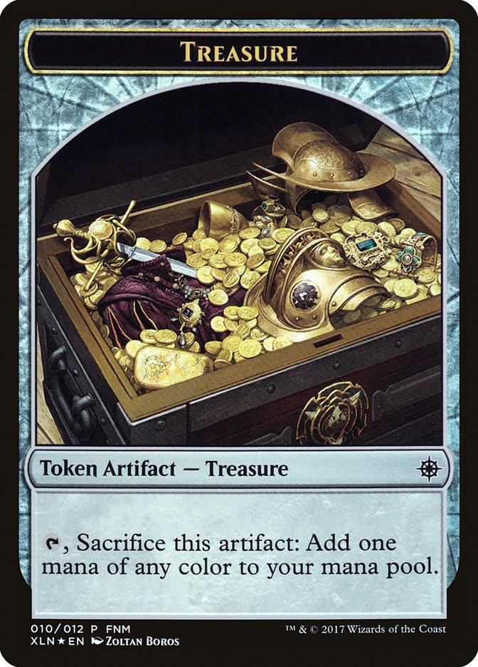 Vampire // Treasure Double-Sided Token [Friday Night Magic 2017] - Trinity Hobby