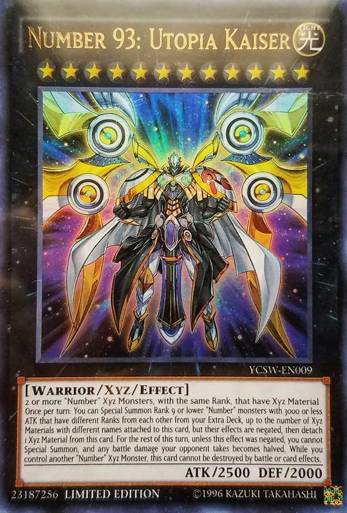 Number 93: Utopia Kaiser [YCSW-EN009] Ultra Rare - Trinity Hobby