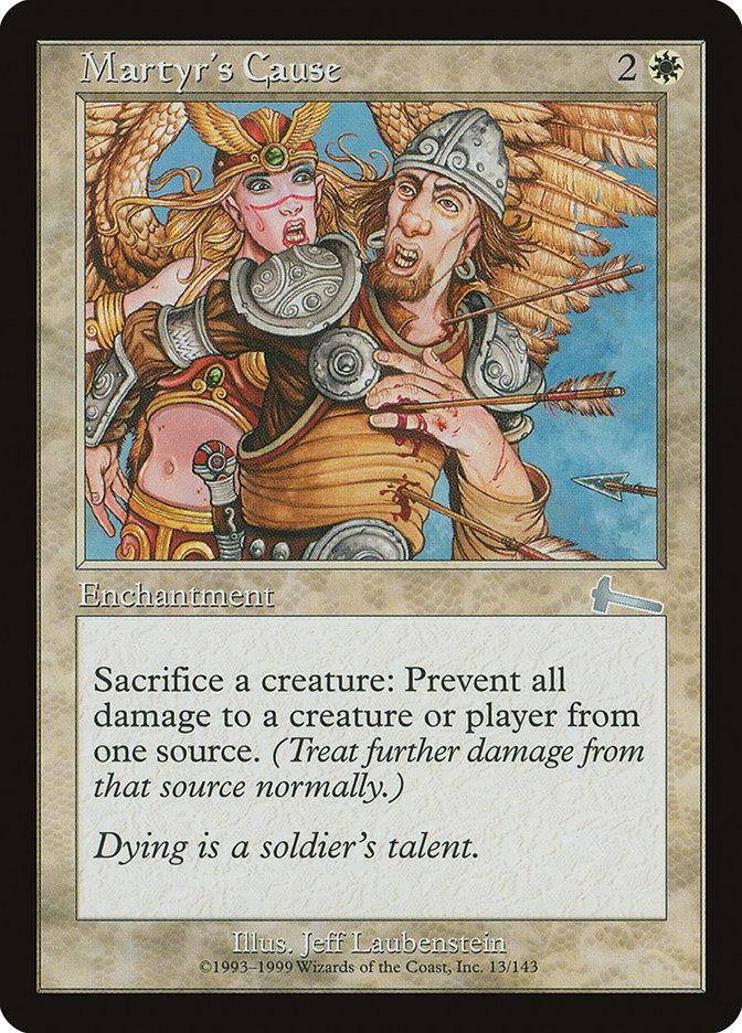 Martyr's Cause [Urza's Legacy] - Trinity Hobby
