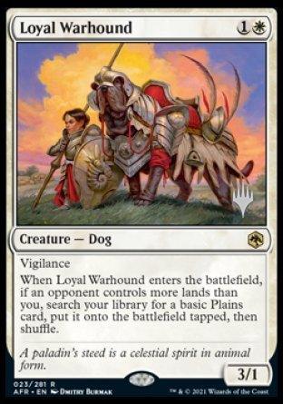Loyal Warhound (Promo Pack) [Dungeons & Dragons: Adventures in the Forgotten Realms Promos] - Trinity Hobby