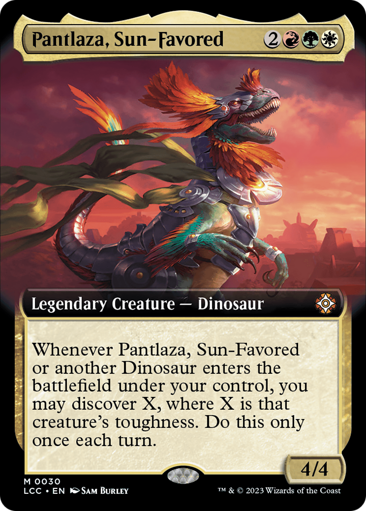 Pantlaza, Sun-Favored (Extended Art) [The Lost Caverns of Ixalan Commander] - Trinity Hobby