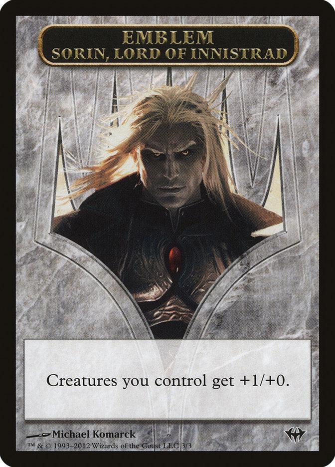 Sorin, Lord of Innistrad Emblem [Dark Ascension Tokens] - Trinity Hobby