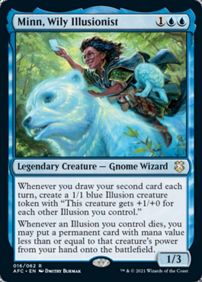 Minn, Wily Illusionist [Dungeons & Dragons: Adventures in the Forgotten Realms Commander] - Trinity Hobby