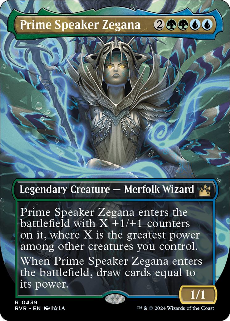 Prime Speaker Zegana (Anime Borderless) [Ravnica Remastered] - Trinity Hobby