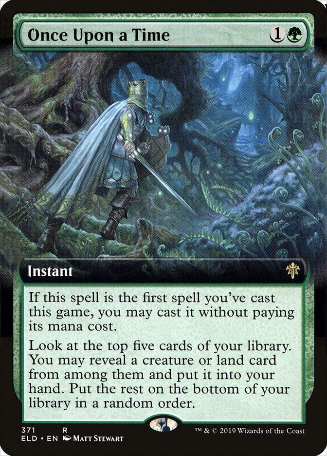 Once Upon a Time (Extended Art) [Throne of Eldraine] - Trinity Hobby