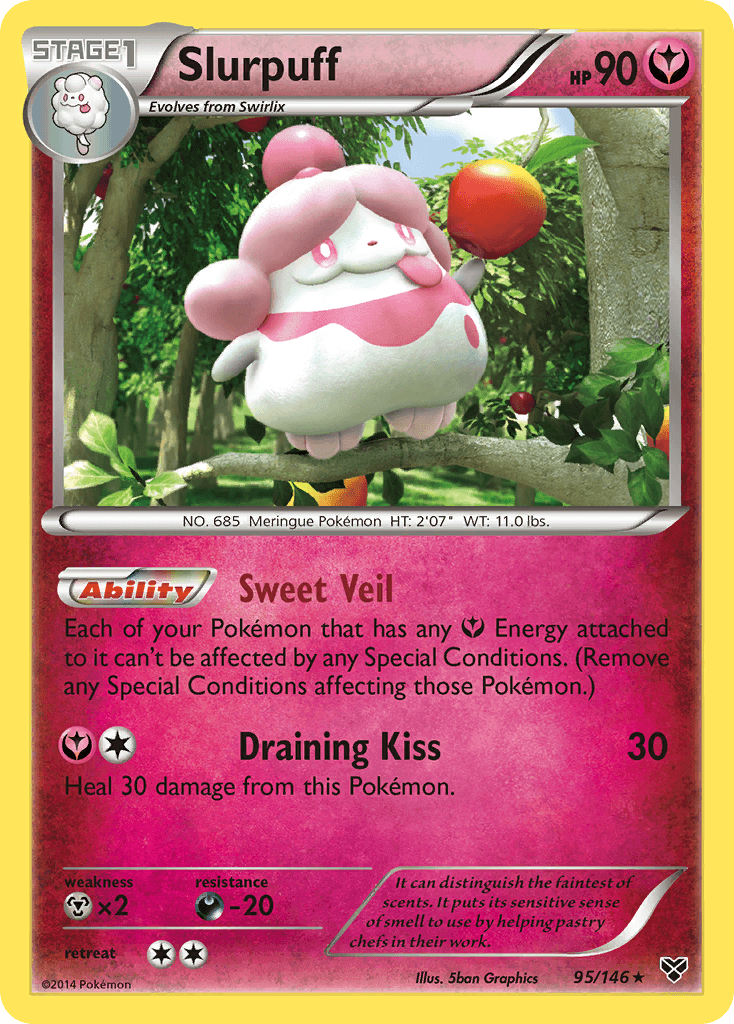 Slurpuff (95/146) [XY: Base Set] - Trinity Hobby