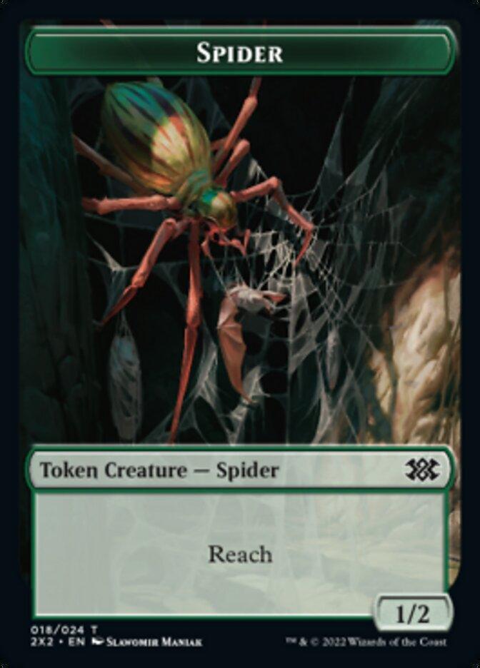 Spider // Eldrazi Scion Double-Sided Token [Double Masters 2022 Tokens] - Trinity Hobby
