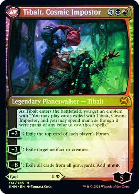 Valki, God of Lies // Tibalt, Cosmic Impostor [Kaldheim Prerelease Promos] - Trinity Hobby