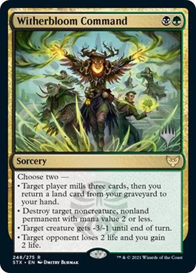 Witherbloom Command (Promo Pack) [Strixhaven: School of Mages Promos] - Trinity Hobby