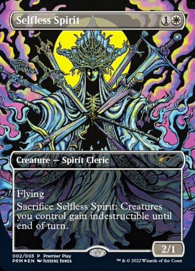 Selfless Spirit (Borderless Alternate-Art) [Regional Championship Qualifiers 2022] - Trinity Hobby