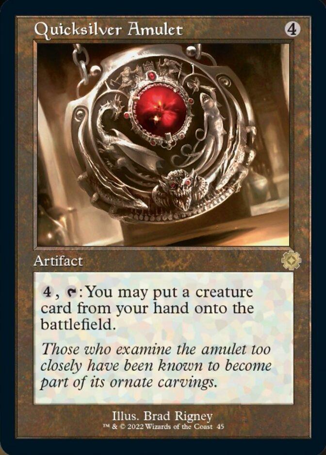 Quicksilver Amulet (Retro) [The Brothers' War Retro Artifacts] - Trinity Hobby