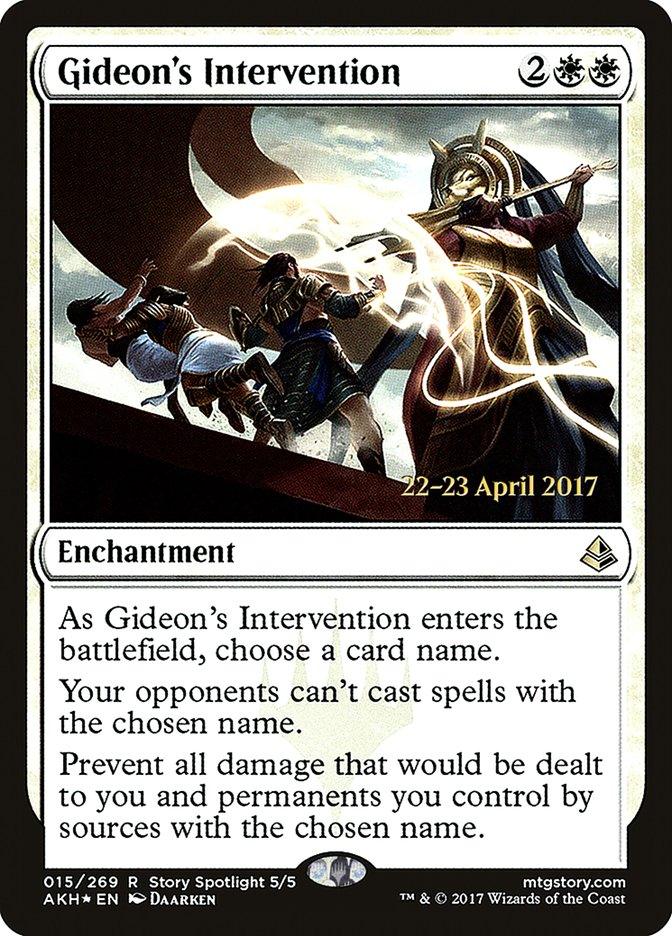 Gideon's Intervention [Amonkhet Prerelease Promos] - Trinity Hobby