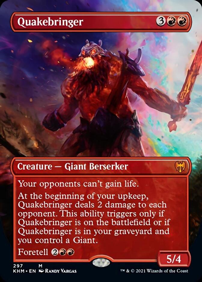 Quakebringer (Borderless Alternate Art) [Kaldheim] - Trinity Hobby