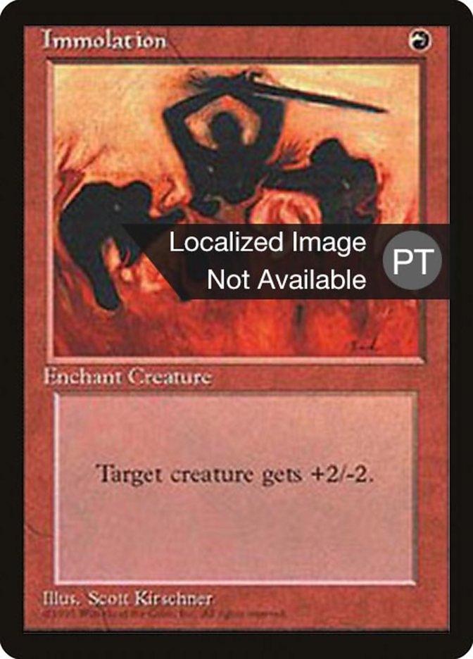 Immolation [Fourth Edition (Foreign Black Border)] - Trinity Hobby