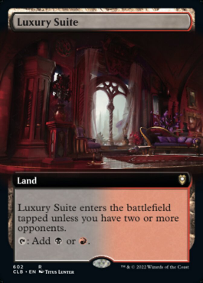Luxury Suite (Extended Art) [Commander Legends: Battle for Baldur's Gate] - Trinity Hobby