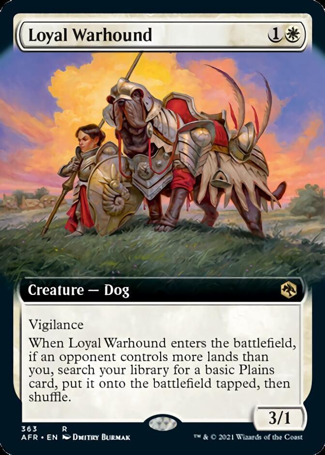 Loyal Warhound (Extended Art) [Dungeons & Dragons: Adventures in the Forgotten Realms] - Trinity Hobby