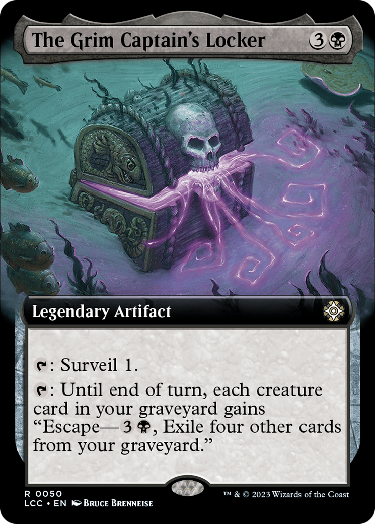 The Grim Captain's Locker (Extended Art) [The Lost Caverns of Ixalan Commander] - Trinity Hobby