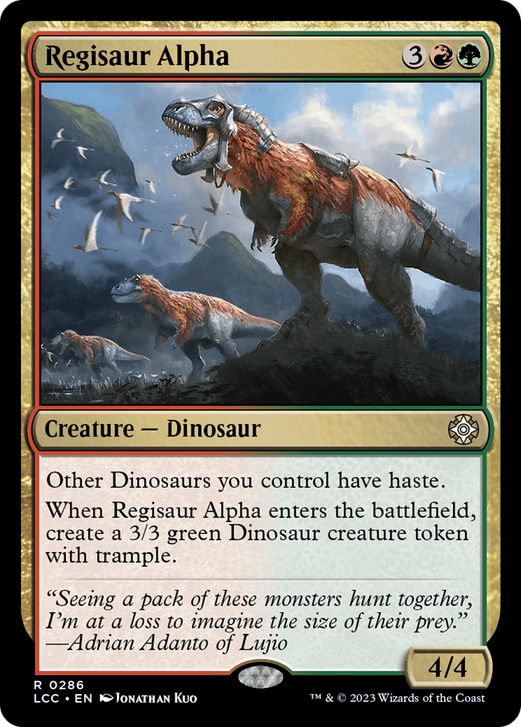 Regisaur Alpha [The Lost Caverns of Ixalan Commander] - Trinity Hobby